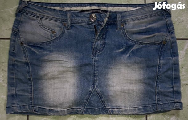 Mayo Chix (Inspired Denim) L koptatott eredeti mini farmer szoknya 