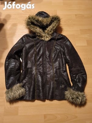 Mayo Chix meleg női téli irha kabát S