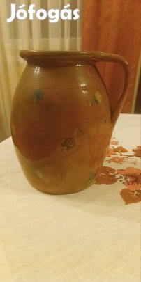 Mázas kerámia kancsó 