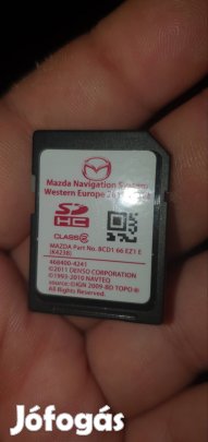 Mazda 3 Navigácios kártya