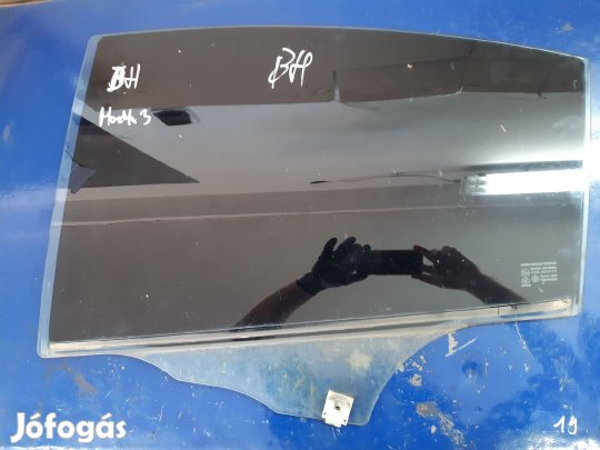 Mazda 3 -09 Bal Hátsó Lejáró Ablaküveg