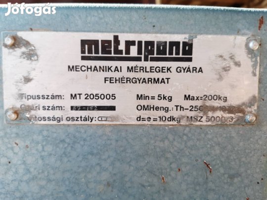 Mázsa Mérleg Eladó!