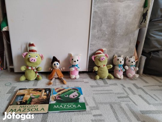 Mazsola És Tádé+Manócska+Könyv