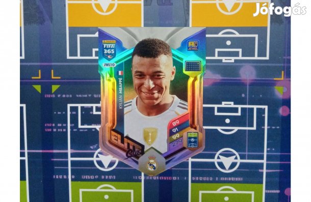 Mbappé (Real Madrid CF) Panini Fifa 365 2026 Elite Cut focis kártya