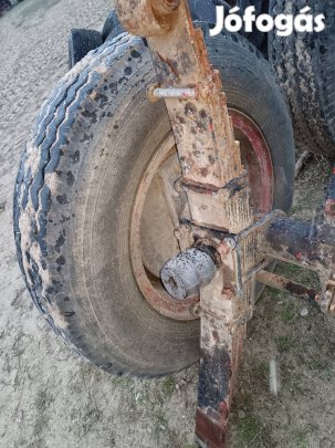 Mbp 6,5 pótkocsi alkatrész féder tengely fékdob kerékagy 