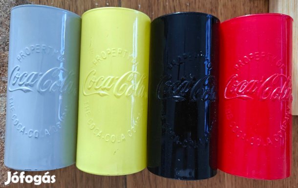 McDonald's Coca Cola 4db-os üvegpohár készlet 2020-ból!