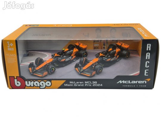 McLaren MCL38 F1 szett (2024) - #4 Lando Norris - #81 Oscar Piastri -
