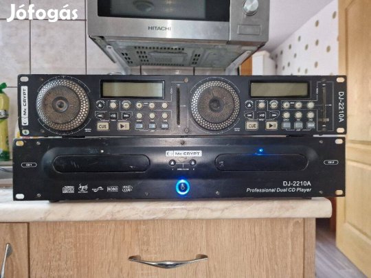 Mc Crypt dupla CD-s DJ lejátszó + vezérlő