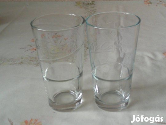 Mccafé üveg pohár ( 2 db. )