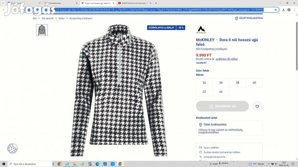 Mckinley Uj női aláöltöző felső