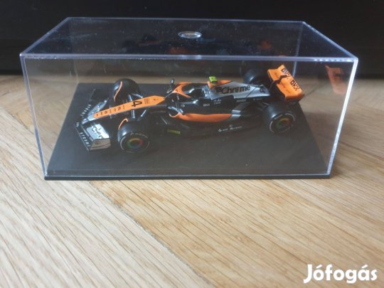 Mclaren F1 MCL60 n.4 British GP 2023 Lando Norris vitrinnel