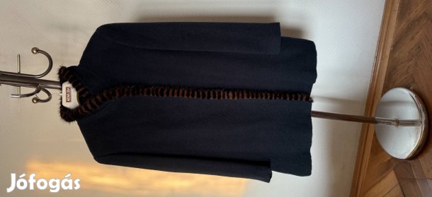 Mdai elegáns koreai női átmeneti téli kabát télikabát 83cm hossz S M L