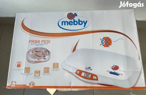 Mebby Primi Pesi digitális babamérleg Újszerű, dobozában