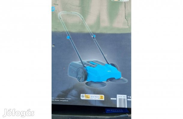 Mechanikus seprőgép, térkő és csarnok seprő, 650mm munkaszélesség