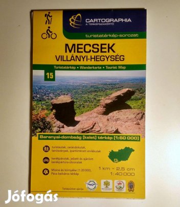 Mecsek, Villányi-hegység Turistatérkép (2015)