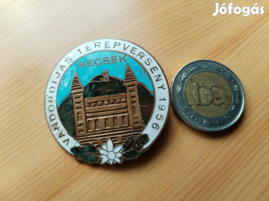 Mecsek nagy jelvény 1956-os Vándordijas terepverseny