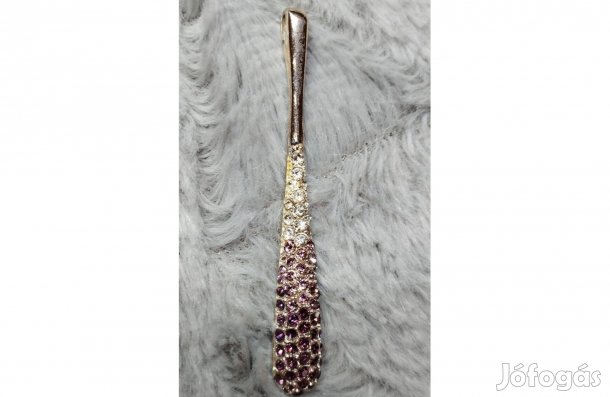 Medál ékszer (Avon) lila kővel