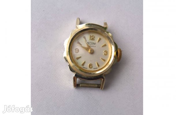Medana Svájci Régi óra női olcsón eladó ultrakönnyű aluminium tok