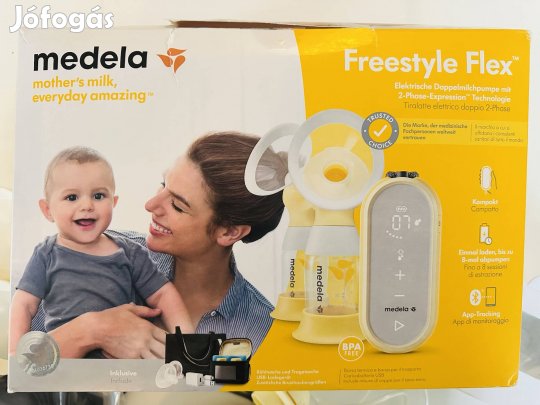 Medela Freestyle Flex svájci mellszívó új szívófejekkel