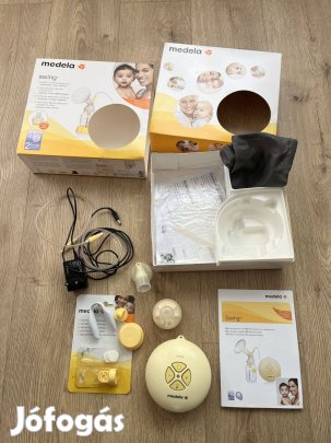 Medela Swing elektromos mellszívó újszerű dobozával tartozékokkal