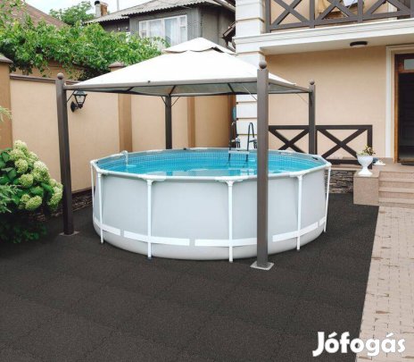 Medence 15 fekete gumilap, Puzzle Home , burkolatok országos szállítás