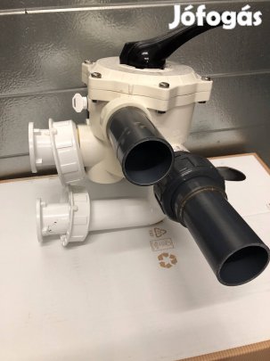 Medence homokszürő szelep