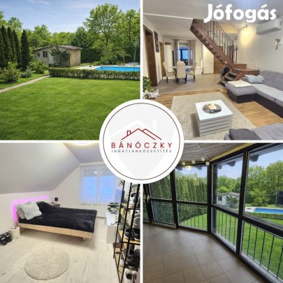 Medencés, napelemes, újszerű családi ház Baján, többgenerációs luxusot