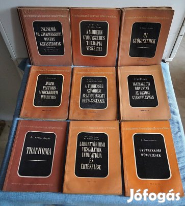 Medicina Könyvkiadó A Gyakorló Orvos Könyvtára 17 db könyv