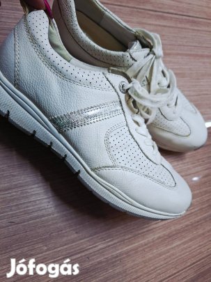 Medicus 39-es feher női bőr komfort cipő