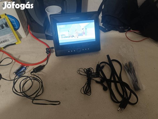 Medion MD 82767 hordozható DVD lejátszó (zozizo)