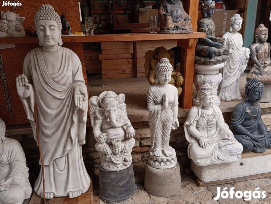 Mediterrán és Egzotikus Kerti szobor Buddha Fagyálló műkő