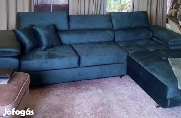 Mediterran hangulatu sarokgarnitura elado