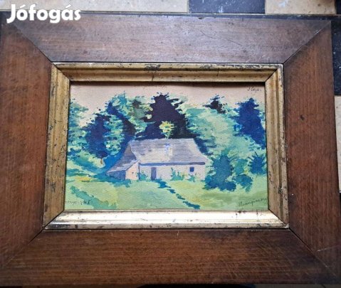 Mednyánszky László: Erdei menedékház Rozsnyó