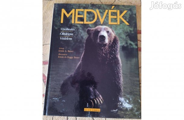 Medvék, ismeretterjesztő könyv nagy fotókkal