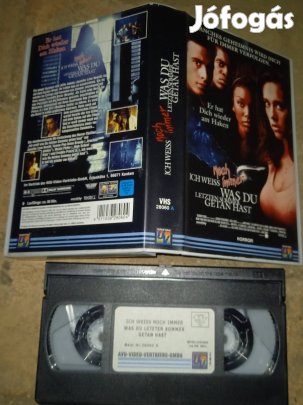 Még mindig tudom mit tettél - horror vhs