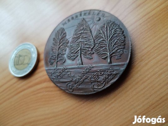 Megbékélés bronz emlékérem "Kéri Kálmán"