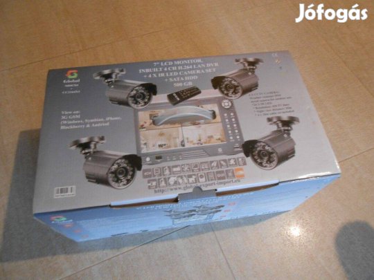 Megfigyelő Kamera rendszer Global MD8704