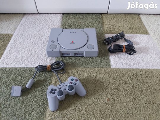 Megkímélt Playstation 1 PS1 Psx Scph-9002 Tartozékaival 