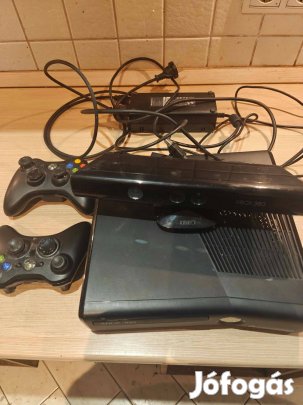 Megkímélt, okos Xbox 360 Rgh, 100gb játék, kinect, 2 kontroller