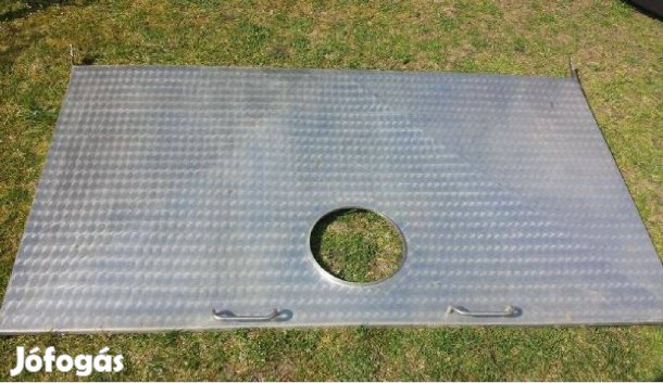 Megmunkált saválló lemez fedél_tető_ajtó eladó