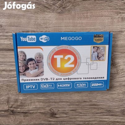 Megogo DVB-T2 Mindig TV földi vevő LCD kijelzővel