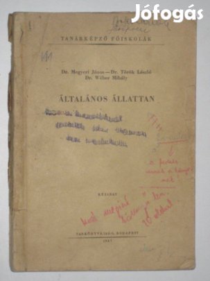 Megyeri - Török - Wéber Általános állattan I