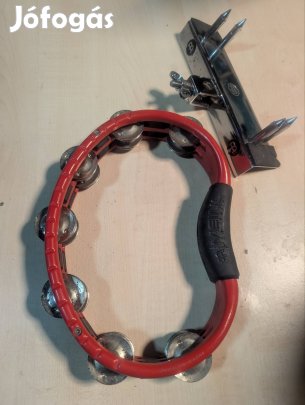 Meinl csörgő (tambourine), tartóval