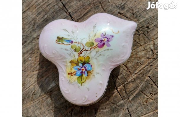 Meisseni porcelán bonbonier, régi jelzett