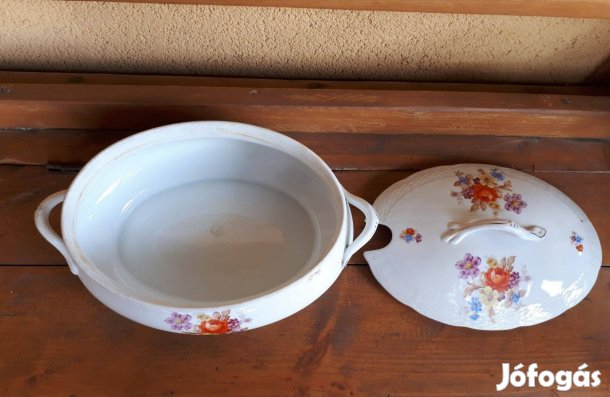 Meisseni porcelán leveses tál