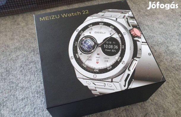 Meizu Watch 22 új okosóra fém szíjjal