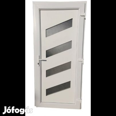 Melani - Műanyag bejárati ajtó / 98x198 , 98x208 / Fehér /