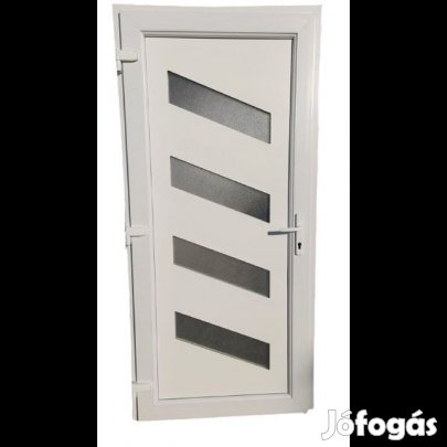 Melani - Műanyag bejárati ajtó / 98x198 , 98x208 / Fehér /