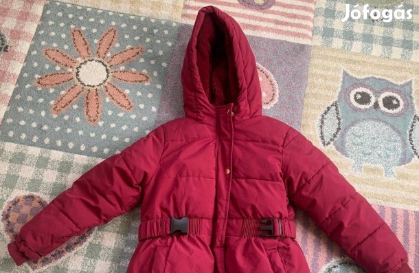 Meleg gyerek télikabát 134 cm