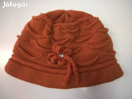 Meleg női kötött sapka